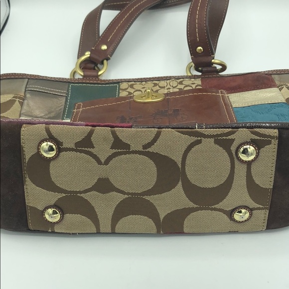 Coach Signature Patchwork Tote H0773-11358 - Picture 3 of 14